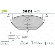 Слика 1 на плочки VALEO 598332