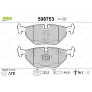 Слика 1 на плочки VALEO 598753