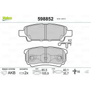 Слика 1 на плочки VALEO 598852