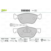 Слика 1 $на Плочки VALEO 598990