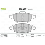 Слика 1 на плочки VALEO 598997