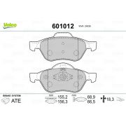 Слика 1 на плочки VALEO 601012