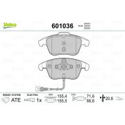 Слика 1 на плочки VALEO 601036