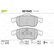 Слика 1 на плочки VALEO 601045