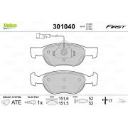 Слика 1 на плочки VALEO FIRST 301040