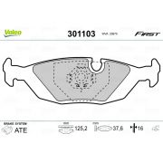 Слика 1 на плочки VALEO FIRST 301103