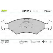 Слика 1 на плочки VALEO FIRST 301212