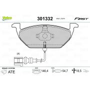 Слика 1 на плочки VALEO FIRST 301332