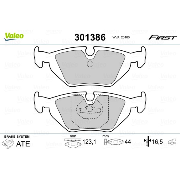 Слика на Плочки VALEO FIRST 301386