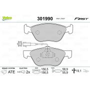 Слика 1 на плочки VALEO FIRST 301990