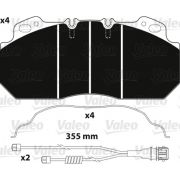 Слика 1 на плочки VALEO OPTIPACK 882217