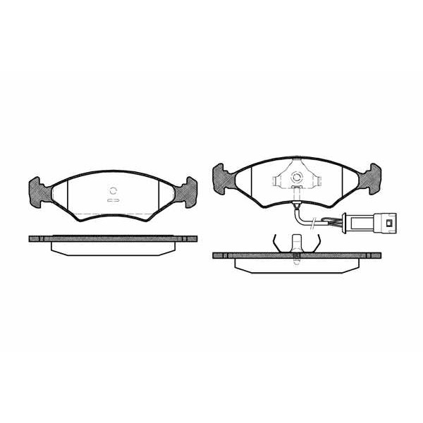 Слика на плочки WOKING P0193.32 за Ford Fiesta MK 3 (gfj) 1.8 D - 60 коњи дизел