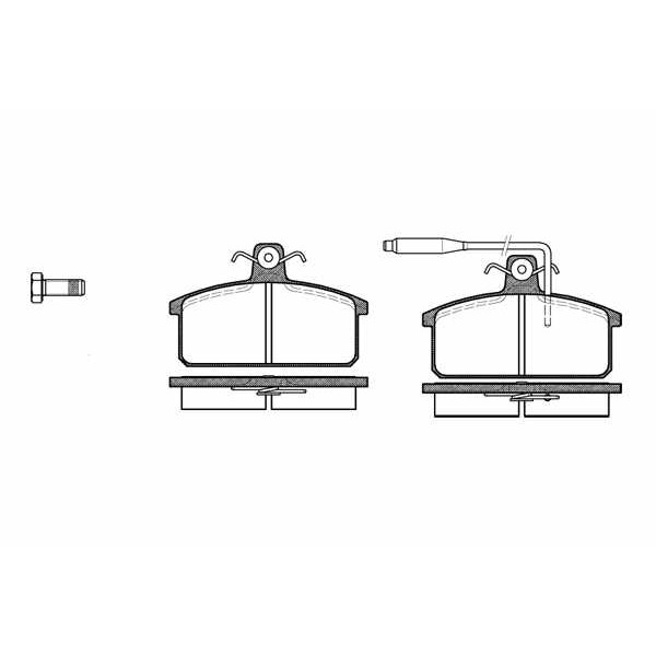 Слика на плочки WOKING P0283.02 за Seat Marbella Box (028A) 0.9 - 40 коњи бензин