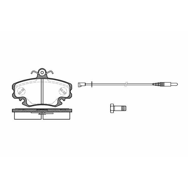 Слика на плочки WOKING P0413.30 за Renault Rapid Box 1.9 D (F40P, F40N, F40E) - 64 коњи дизел