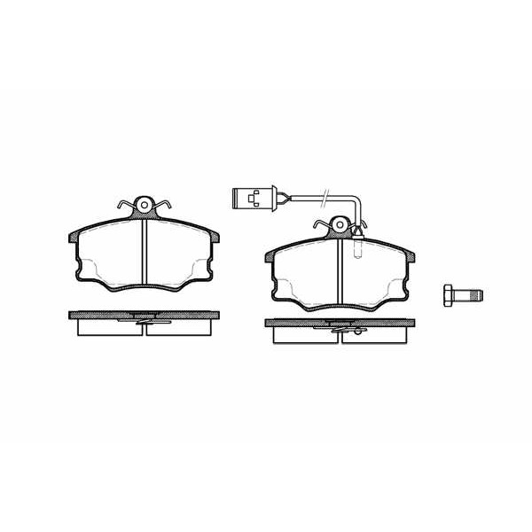 Слика на плочки WOKING P0463.52 за Alfa Romeo 155 (167) Sedan 1.8 T.S. - 129 коњи бензин