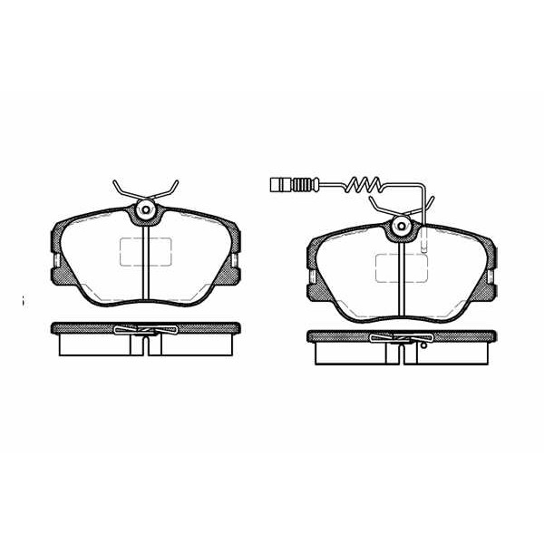 Слика на плочки WOKING P0893.02 за Mercedes E-class (w124) 260 E (124.026) - 160 коњи бензин