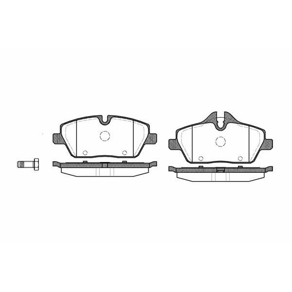 Слика на плочки WOKING P10313.00 за BMW 1 E81, E87 116 i - 121 коњи бензин