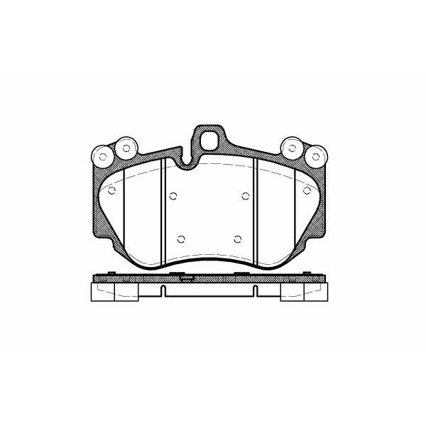 Слика на плочки WOKING P10403.00 за Porsche Cayenne (955, 9PA) GTS 4.8 - 405 коњи бензин