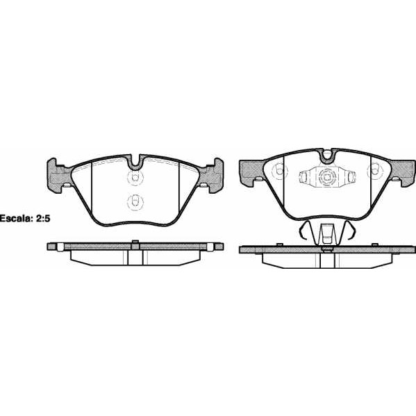 Слика на плочки WOKING P11523.10 за BMW 1 Cabrio E88 120 d - 197 коњи дизел