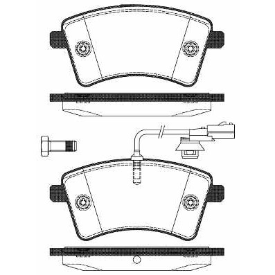 Слика на плочки WOKING P12513.01 за Renault Kangoo (KW0-1) 1.6 16V LPG - 106 коњи Бензин/Автогаз (LPG)