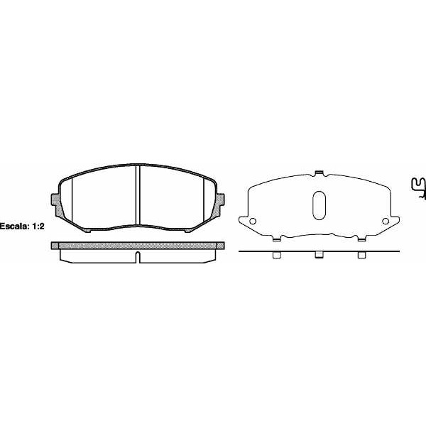 Слика на плочки WOKING P13253.02 за Toyota RAV4 2.2 D-4D 4WD - 150 коњи дизел