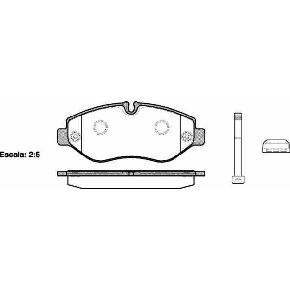 Слика на плочки WOKING P13453.10 за камион Iveco Daily Box 2006 35C10, 35S10 - 95 коњи дизел