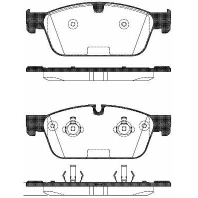 Слика на плочки WOKING P14113.00 за Mercedes ML-class (w166) ML 350 4-matic (166.057) - 306 коњи бензин