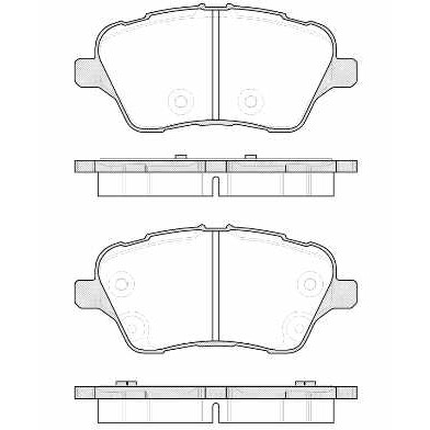 Слика на плочки WOKING P14143.00 за Ford Fiesta VAN 2009 1.0 EcoBoost - 65 коњи бензин