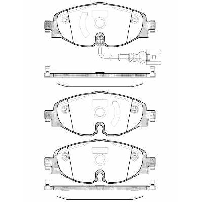 Слика на плочки WOKING P14153.01 за Seat Leon SC (5F5) 1.2 TSI - 110 коњи бензин