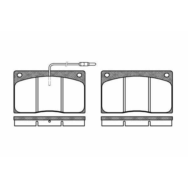 Слика на плочки WOKING P1443.02 за Renault Master Van (T) 28-35 2.0 - 80 коњи бензин