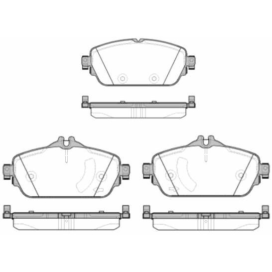 Слика на плочки WOKING P14923.08 за Mercedes E-Class (W213) E 180 (213.040) - 156 коњи бензин