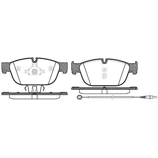 Слика на плочки WOKING P15513.01 за Citroen C5 RD Sedan 2.2 HDi 200 - 204 коњи дизел