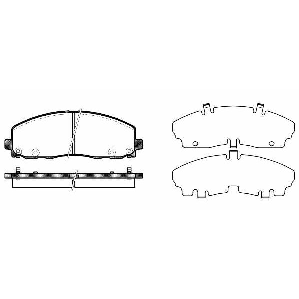 Слика на плочки WOKING P15843.04 за CHRYSLER TOWN COUNTRY RT 3.6 Flexfuel - 287 коњи Бензин/Етанол