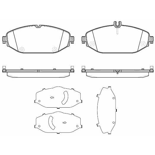 Слика на плочки WOKING P17183.00 за Mercedes C-Class Coupe (C205) C 300 (205.348) - 245 коњи бензин