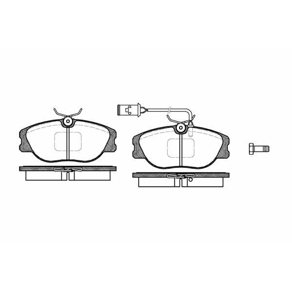 Слика на плочки WOKING P2053.02 за Fiat Siena 178 1.8 - 103 коњи бензин