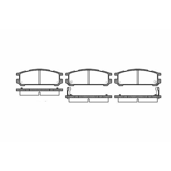 Слика на плочки WOKING P2423.02 за Subaru Legacy 1 (BC) 1800 - 103 коњи бензин