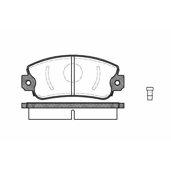 Слика на плочки WOKING P2723.02 за Seat Marbella Box (028A) 0.9 - 40 коњи бензин