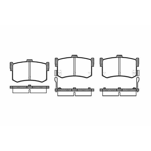 Слика на плочки WOKING P3423.02 за Rover 800 (XS) 827 SI/Sterling (XS) - 169 коњи бензин