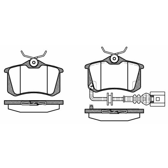 Слика на плочки WOKING P3633.41 за VW EOS (1F7,1F8) 2.0 TDI - 140 коњи дизел