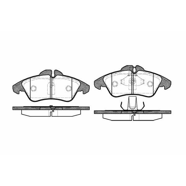 Слика на плочки WOKING P4783.00 за Mercedes Sprinter 3-t Platform (903) 310 D 2.9 - 102 коњи дизел