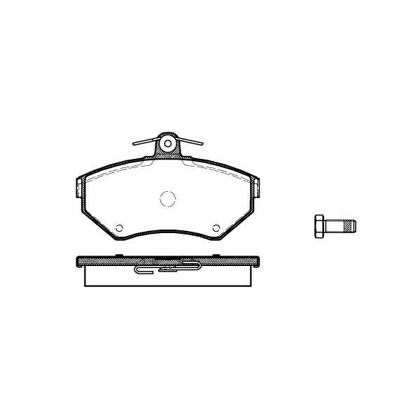 Слика на плочки WOKING P7313.10 за VW Passat 4 Sedan (B5,3b2) 1.6 - 101 коњи бензин