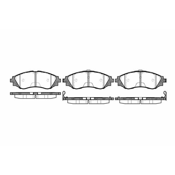 Слика на плочки WOKING P7453.12 за CHEVROLET NUBIRA 2.0 D - 121 коњи дизел