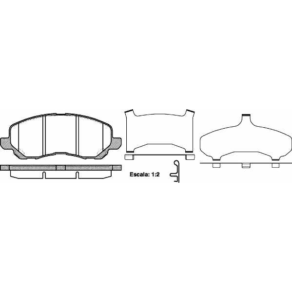 Слика на плочки WOKING P9043.31 за Mitsubishi Outlander (CW) 2.4 4WD - 170 коњи бензин