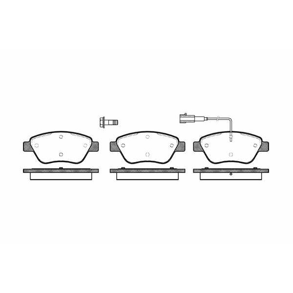 Слика на плочки WOKING P9583.01 за Fiat Doblo Cargo 223 1.4 - 77 коњи бензин