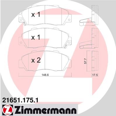 Слика на Плочки ZIMMERMANN 21651.175.1