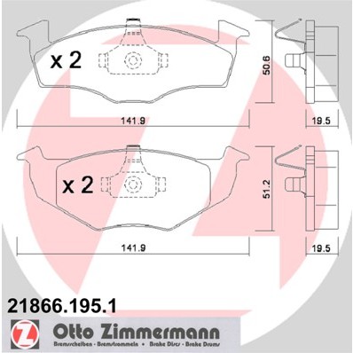 Слика на Плочки ZIMMERMANN 21866.195.1