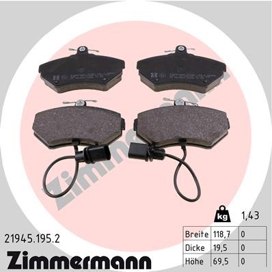 Слика на Плочки ZIMMERMANN 21945.195.2