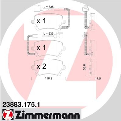 Слика на Плочки ZIMMERMANN 23883.175.1