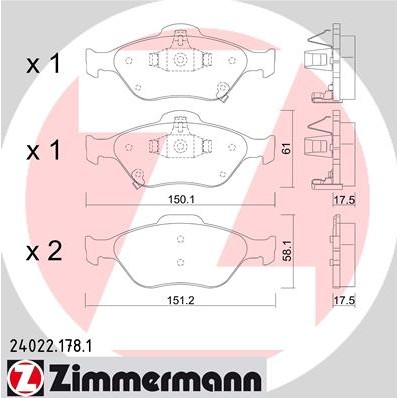 Слика на Плочки ZIMMERMANN 24022.178.1