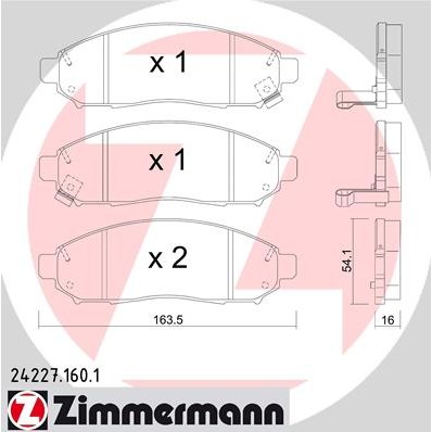 Слика на Плочки ZIMMERMANN 24227.160.1